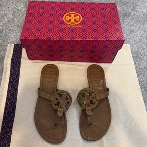 Tory Burch Patent Miller Sandal